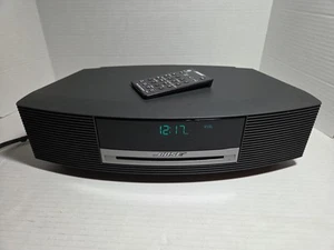 Bose AWRCC1 Wave Music System AM/FM CD Player 2 Remotes Black - CD Player Issues - Picture 1 of 10