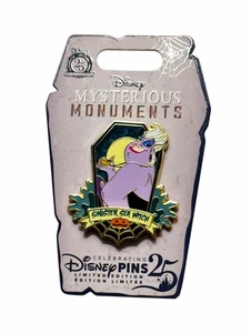 2025 Disney Parks Mysterious Monuments Villains Halloween Ursula Pin LE 5000 - Picture 1 of 2