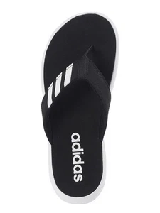 Adidas Cómodas Chanclas Toboganes Negras Zapatillas Unisex Informales Gimnasio NUEVO CON ETIQUETAS EG2069 - Imagen 1 de 13