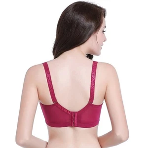 Sexy ropa interior transpirable sin espalda para mujer con anillo de acero sujetador talla grande - Imagen 1 de 14