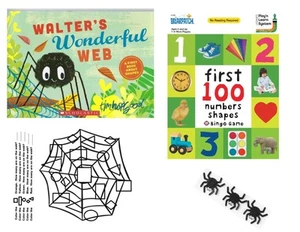 Walter's Wonderful Web by Tim Hopgood; First 100 Numbers Colors Shapes Game; Pg - Picture 1 of 4