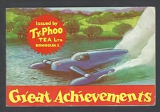 TYPHOO TEA LTD - GREAT ACHIEVEEMENTS  1962 EMPTY CARD ALBUM IN VG CONDITION