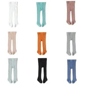 Tights Baby Girls Clothing Children Stockings 0-9 Years Solid Kids Pantyhose - Picture 1 of 23