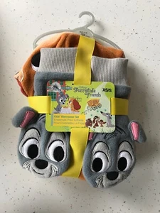Disney Store Lady And The Tramp Furrytale Friends Kids Warmwear Set Xs/s Soft - Picture 1 of 3