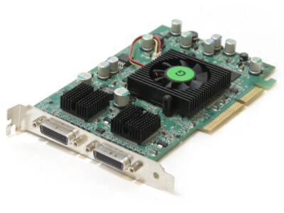 Matrox Parhelia QID-QDA8X128F 128MB AGP 8x LFH-60 Dual VGA Graphics Video Card - Image 1 of 3