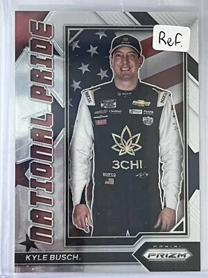 Kyle Busch 2023 Panini Prizm Racing NASCAR National Pride Silver Prizm #NP6 - Image 1 of 2