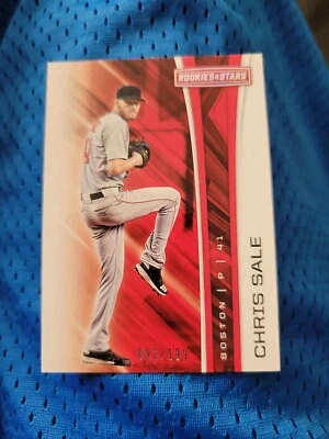 ▪︎#92/199▪︎ 2018 Rookies & Stars R S ☆Silver☆ #6 Chris Sale Boston Red Sox - Image 1 of 2
