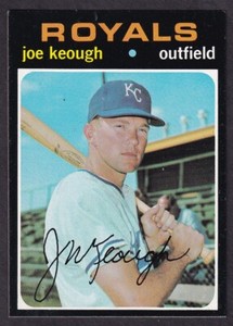 1971 TOPPS JOE KEOUGH CARD NO:451 NEAR MINT CONDITION