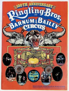 Programma Circo Ringling Bros. And Barnum Bailey 1970 Clown Tigri Orsi - Foto 1 di 14