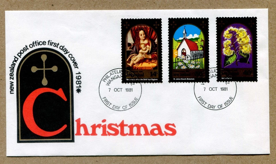 NEW ZEALAND. First Day Cover Christmas OCT. 7, 1981 FDC - Image 1 of 2