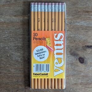 Vintage Venus Faber Castell - 10 Pack of No. 2 Pencils - Sealed NOS