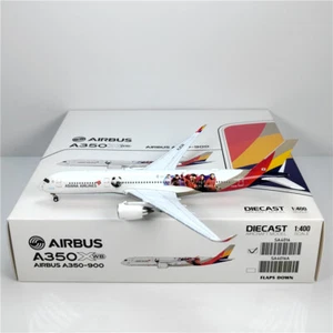 1:400 JC Wings ASIANA AIRLINES AIRBUS A350-900 Airplane Diecast Aircraft Model - Picture 1 of 9