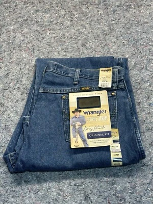 Мужские джинсы Wrangler 40X34 коллекция George Strait ковбойская джинсовая ткань вестерн родео - Изображение 1 из 4