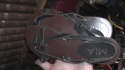 womens mia open toe sandals brazil leather - Image 1 of 4