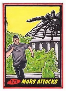 2012 TOPPS MARS ATTACKS HERITAGE 50th Anniversary Jennifer DePaola Sketch Card - Picture 1 of 1