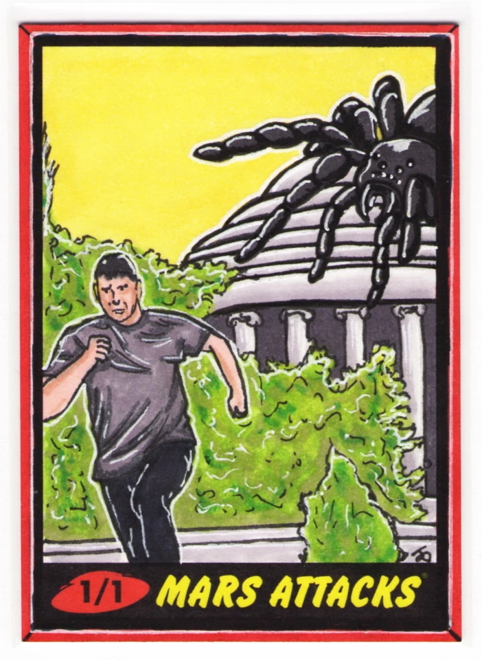 2012 TOPPS MARS ATTACKS HERITAGE 50th Anniversary Jennifer DePaola Sketch Card - Image 1 of 1