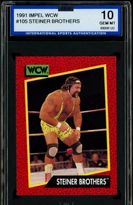 1991 Impel WCW Wrestling #66 Z-Man ISA 10 GEM OTTIME CONDIZIONI - Foto 1 di 2