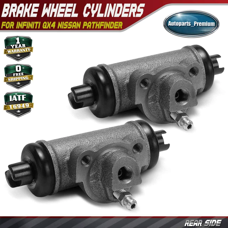 2xRear Left & Right Drum Brake Wheel Cylinder for INFINITI QX4 Nissan Pathfinder - Image 1 of 4