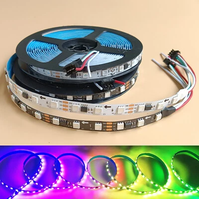 12V WS2811 Addressable 5050 RGB LED Pixel Strip Light Dream Color Non Waterproof - Image 1 of 4