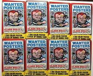 Carteles Topps Wanted 1980 un paquete de cera sellado - Imagen 1 de 4