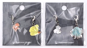 Vulpix Ninetales Alolan 037 038 Pokemon Center Metal Charm Nintendo Japan - Picture 1 of 8