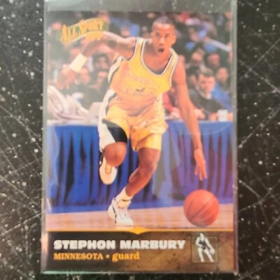 1996 All Sport PPF Plus Stephon Marbury Rookie #9 (RC) - Image 1 of 2