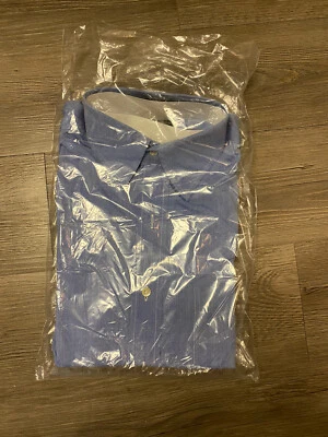 Tom James Men’s Button Down Long Sleeve Dress Shirt Blue 15.5 - 35 - Image 1 of 4