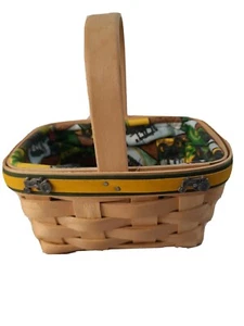 2006 Longaberger Limited Edition Small John Deere Basket W/Handle &Fabric Liner. - Picture 1 of 9