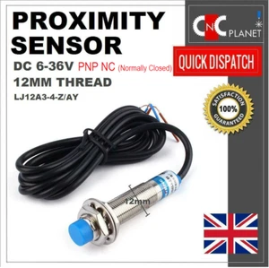 Inductive Proximity Sensor LJ12A3-4-Z/AY Metal Detecting PNP NC 3 Wire DC 6-36V - Picture 1 of 3