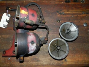 International Farmall 656 Tractor Diesel Dual Fuel Filters and Bracket - Picture 1 of 5