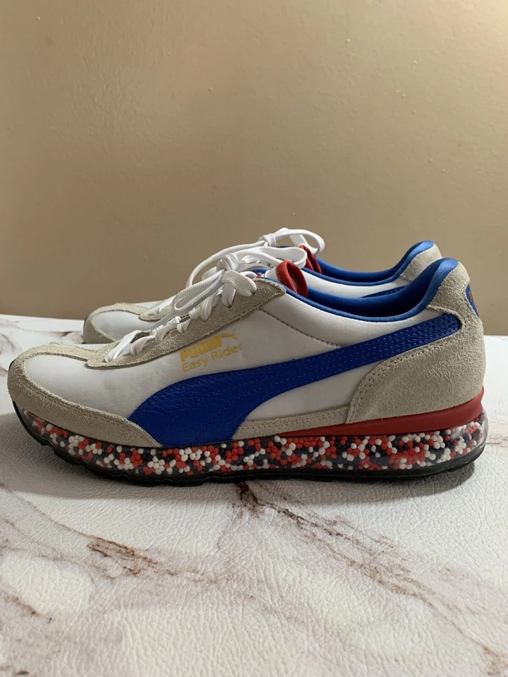 Zapatos para hombre Puma Jamming Easy Rider susurro blanco-azul fuerte talla 8 Foto 1 de 4