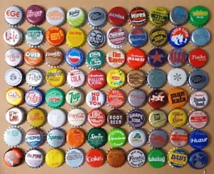 80 different - domestic and foreign - SODA BOTTLE CAPS - SD20 - Picture 1 of 1