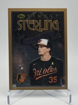 2023 Topps Finest Flashbacks Sterling Adley Rutschman - Baltimore Orioles RC #16 - Image 1 of 2