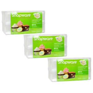 Snapware 1098736 2-Layer Cupcake Holder Carriers (3-Pack) - Picture 1 of 6