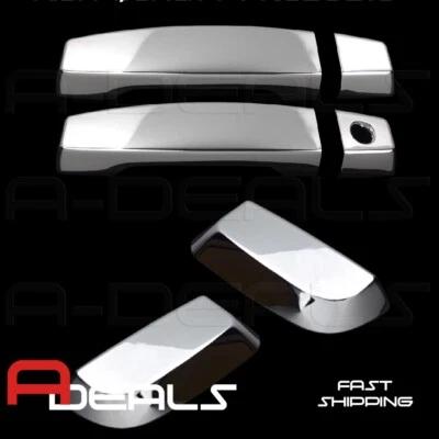 FOR NISSAN ARMADA 04 05 06 07 08 09 10 11 2012 13 14 Chrome 4 Door Handle Cover - Image 1 of 2