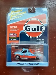 Johnny Lightning 1999 Ford F-450 Tow Truck - Gulf Mijo Exclusive. Ltd 1 of 3600 - Picture 1 of 1