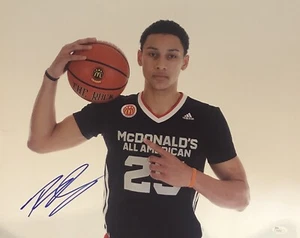 Ben Simmons Signed Autograph Custom 16x20 Photo JSA COA Nets Sixers All American - Picture 1 of 4