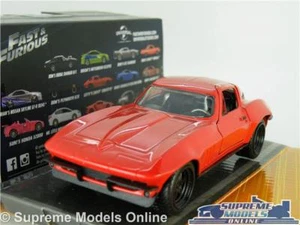 CHEVROLET CORVETTE CAR MODEL FAST & FURIOUS LETTY'S 1:32 SCALE JADA MUSCLE F8 T3 - Picture 1 of 5