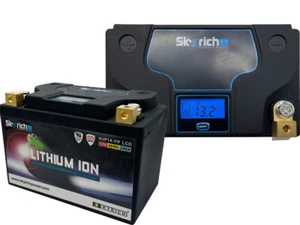 Lithium Ionen Motorrad Batterie HJTX14H-FP YTX12-BS YTX14-BS YB12B-B2 - Bild 1 von 4