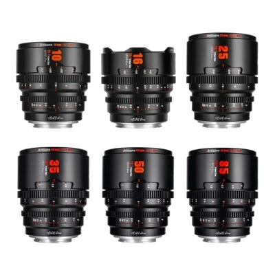 7Artisans 10mm 16mm 25mm 35mm 50mm 85mm Set Cinema lens for Sony E mount camera - Image 1 of 4