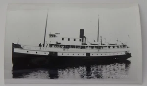 Steamship Steamer CITY OF ANGELES real photo postcard RPPC - Picture 1 of 2