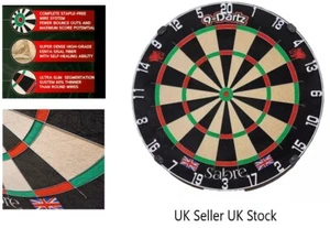 Sabre Darts Tournament Quality Sisal Professional Dartboard - Picture 1 of 16