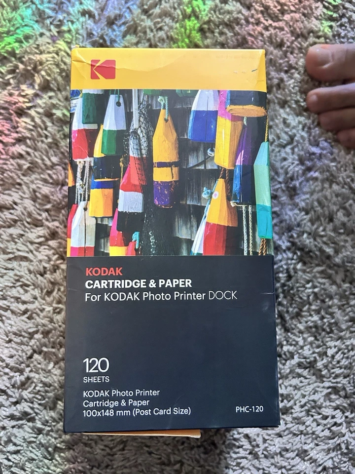 Cartucho para impresora fotográfica KODAK Dock Plus & Dock PHC-120. Foto 1 de 4