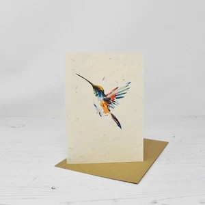 Vida Natur Samen Papier Grußkarte - Kolibri - Bild 1 von 1