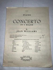 Spartiti Concerto per pianoforte in do maggiore di Jean Williams - Foto 1 di 2