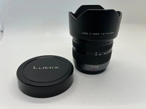 PANASONIC LUMIX G VARIO 7-14mm/F4.0 ASPH. (H-F007014)  M4/3 Lens - Picture 1 of 3