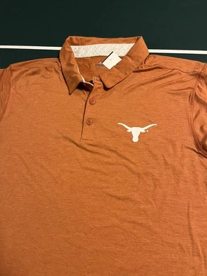 University Of Texas Longhorns Columbia Sportswear Polo Shirt XL Golf Football - Image 1 of 4