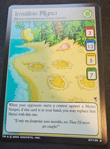 Neopets TCG - Invisible Mynci 62/200 - RARE - Travels in Neopia 2006 - Picture 1 of 1