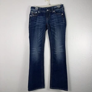 Miss Me Women’s Jeans JP5124B7 Boot Cut Blue Denim Size 28 x 34 - Imagen 1 de 9