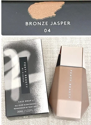 Fenty Beauty Eaze Drop 'Lit All-Over Glow Enhancer 04 BRONZE JASPER 1.22oz/36ml - Image 1 of 4